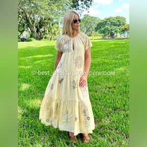 NWT_ZARA WOMAN SS23 EMBROIDERED DRESS LIMITED EDITION ($119)